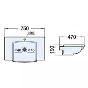 Раковина COMFORTY 002