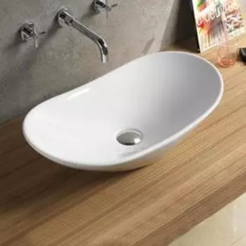 Раковина COMFORTY 7811B, накладная, цвет белый