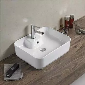 Раковина COMFORTY 78184, накладная, цвет белый