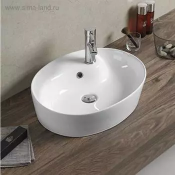 Раковина COMFORTY 78199, накладная, цвет белый