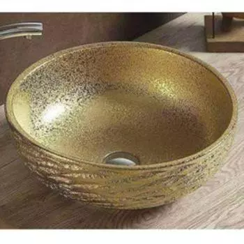 Раковина COMFORTY J2084, накладная, цвет золото