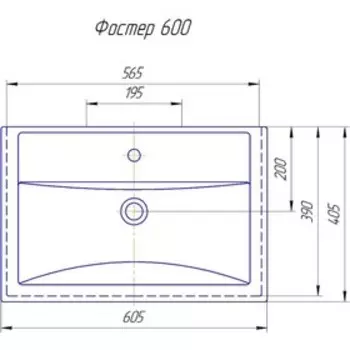 Раковина Kirovit Фостер 60