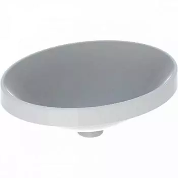 Раковина Geberit VariForm 500.710.01.2, 50 х 40 см, без отверстия под смеситель, цвет белый 743830