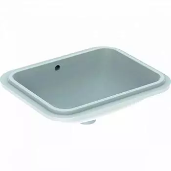 Раковина Geberit VariForm 500.760.01.2, 50 х 40 см, без отверстия под смеситель, цвет белый 743831