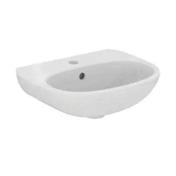 Раковина Ideal Standard TESI T352401, перелив, отверстие под смеситель, подвесная, белый