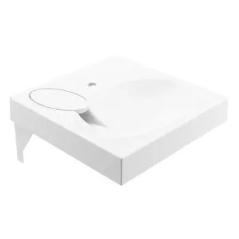 Раковина Paola Liguria, 60х60 см, над стиральной машиной