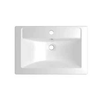 Раковина Paola Mario, полувстраиваемая, 60 см, прямоугольная