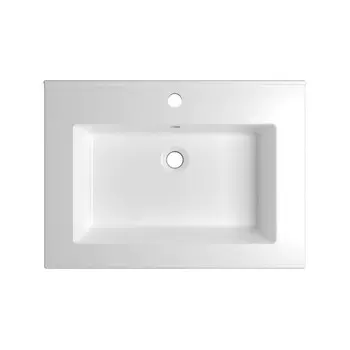 Раковина Paola Parma, полувстраиваемая, 65 см, прямоугольная