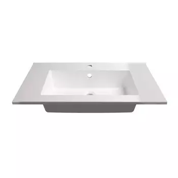 Раковина Paola Parma, полувстраиваемая, 75 см, прямоугольная