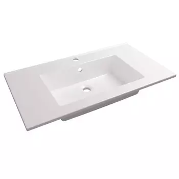 Раковина Paola Parma, полувстраиваемая, 85 см, прямоугольная