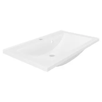 Раковина Paola Roma, полувстраиваемая, 75 см, прямоугольная