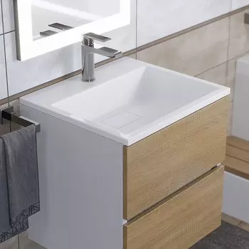 Раковина полувстраиваемая Uperwood Barsa, 50 см, белая