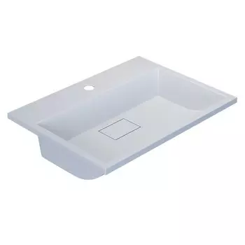 Раковина полувстраиваемая Uperwood Barsa, 60 см, белая