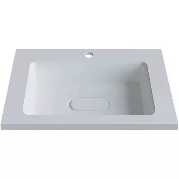 Раковина полувстраиваемая Uperwood Modul 65 см, прямоугольная