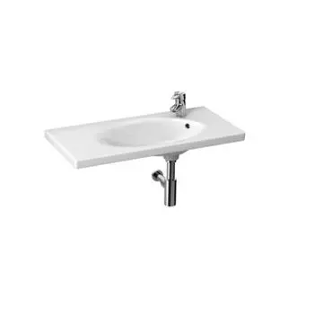 Раковина Rosa Etna 80 32700A000, 800 х 385 мм, мебельная, правая, белый