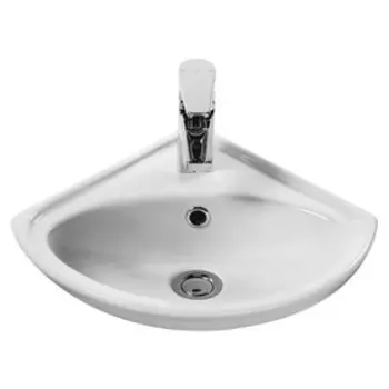 Раковина Santek «Ирис-36» угловой, c отверстием под смеситель, без пьедестала