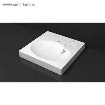 Раковина Смайл V55D1 (сигн.бел.) с кронштейном V55 арт.11687 MARR