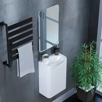 Раковина Uperwood Bio, полувстраиваемая, 40 см