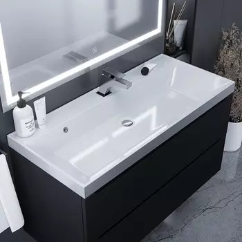 Раковина Uperwood Classic, мебельная, 100 см, прямоугольная