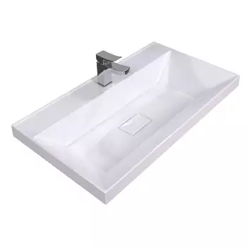 Раковина Uperwood Classic New 80 см, с декоративной крышкой для слива