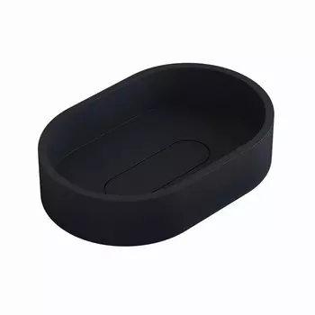 Раковина Uperwood London, накладная, 6040 см, овальная, черный