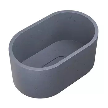 Раковина Uperwood Venice, накладная, 56х34 см, овальная, графит