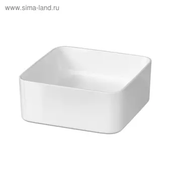 Раковина встраиваемая Cersanit CREA 35, SQUARE, на столешницу, белый