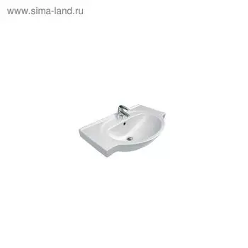 Раковина встраиваемая Cersanit ERICA ERI70, с 1 отверстием под смеситель, цвет белый
