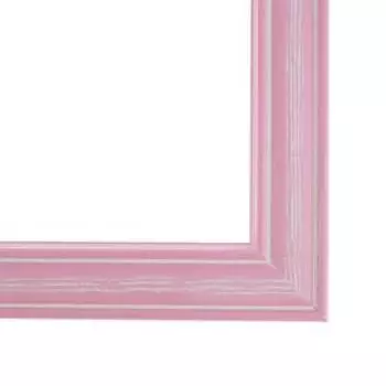 Рама для картин (зеркал) 30 х 40 х 4,2 см, дерево, Polina, розовая