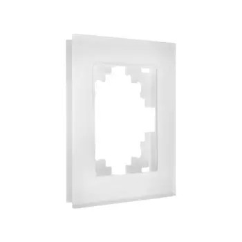 Рамка 1-местная, стекло, STEKKER серия Катрин, GFR00-7001-01, белый