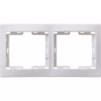 Рамка 2-м Кварта РГ-2-КБ горизонт. бел. IEK EMK20-K01-DM
