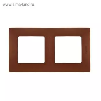Рамка 2-м Legrand "Etika ", какао 672572