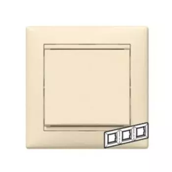 Рамка 3-м Legrand "Valena ", горизонт., сл. кость инд. упак. (DIY-упак) 695633