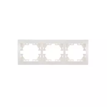 Рамка 3-м Mira горизонт. бел. LEZARD 701-0200-148