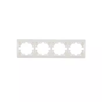 Рамка 4-м Mira горизонт. бел. LEZARD 701-0200-149