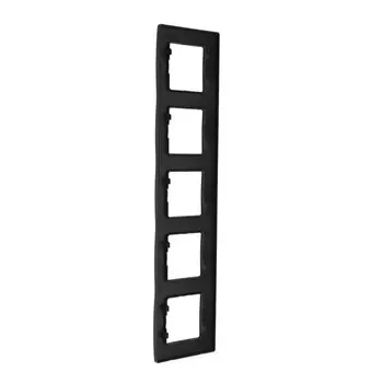 Рамка 5-м Legrand "Etika ", антрацит 672585