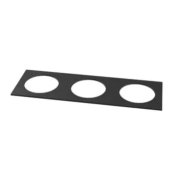 Рамка декоративная Maytoni Kappell DLA040-04B, 300х100х3 мм, чёрный