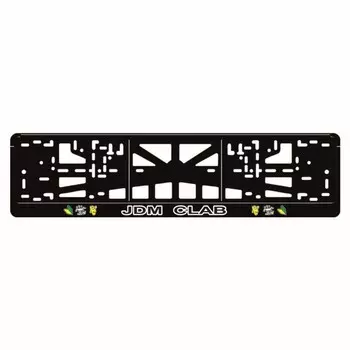 Рамка для автомобильного номера "JDM CLAB"