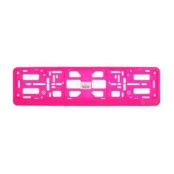Рамка для автомобильного номера, книжка, розовая