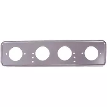 Рамка для автомобильного номера Skyway, металлическая под болт, серебро , S04101008