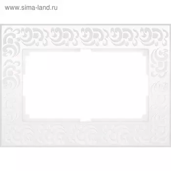 Рамка для двойной розетки WL05-Frame-01-DBL-white, цвет белый