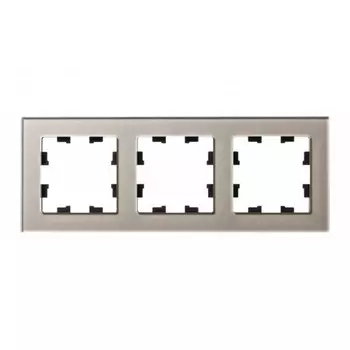 Рамка для розетки/выключателя SchE ATN320503 AtlasDesign Nature, стекло, цвет шампань