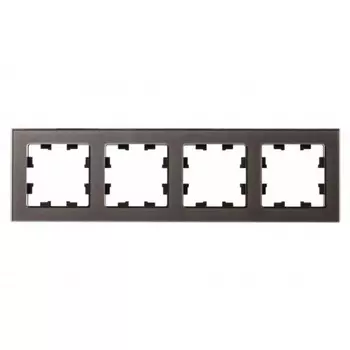 Рамка для розетки/выключателя SchE ATN320604 AtlasDesign Nature, стекло, цвет мокко