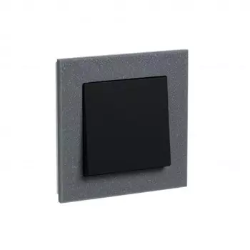 Рамка для розетки/выключателя SchE ATN343201 AtlasDesign Nature, мрамор, цвет серый