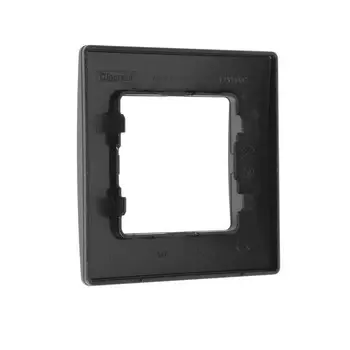 Рамка Legrand Etika, 1-ая, Антрацит