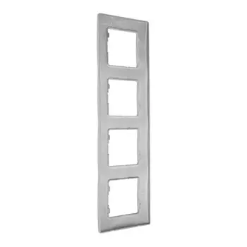 Рамка Legrand Etika, 4-ая, Алюминий