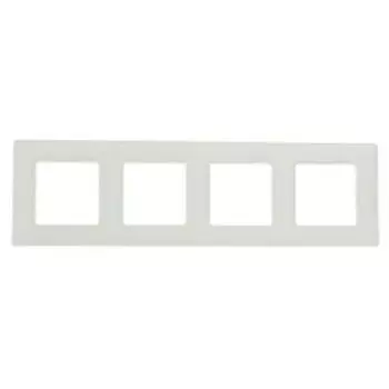 Рамка Legrand Etika 672504, четырехместная, белая