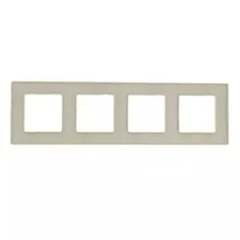 Рамка Legrand Etika 672514, четырехместная, слоновая кость