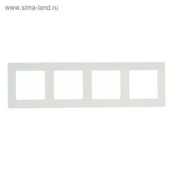 Рамка Legrand Valena Life 754004, четырехместная, белая