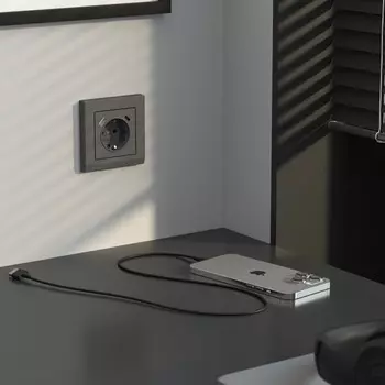 Рамка на 1 пост Stark (графит матовый) W0011864